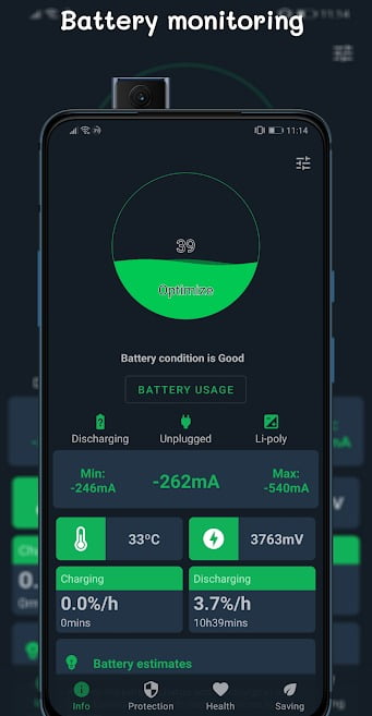 برنامج BatteryGuru MOD APK – Battery Monitor & Saver تحميل اخر اصدار 2021 كاملة 2