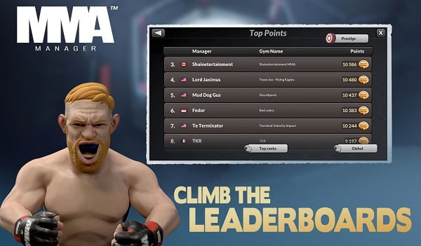 لعبة MMA Manager Mod تحميل اخر اصدار 2021 كاملة 1
